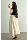 Cepli Keten Etek Bej Kz24