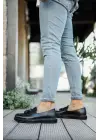 TB002 CST Loafer Pelle Erkek Ayakkabı SIYAH