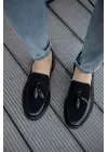 TB002 CST Loafer Pelle Erkek Ayakkabı SIYAH