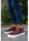 TB004 CBT Hıde Erkek Ayakkabı BORDO