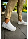 TB979 Santoni CRT Spor Erkek Ayakkabı BEYAZ