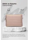 Çizgili Su Geçirmez Macbook Air Pro 15.6 & 16 İnç Vizon Laptop Tablet Kılıfı