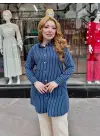 Çizgili Tunik Gömlek