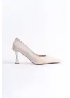 Cordelia Kadın Mat Bej Stiletto
