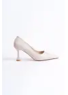 Cordelia Kadın Mat Bej Stiletto