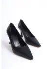 Cordelia Kadın Mat Siyah Stiletto