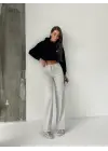 Fit Comfort Gri Salaş Pantolon A6011