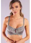 Golshan Giselle Half Padded Bra, Gri Toparlayıcı  Konforlu Ve Şık Sütyen