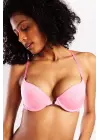 Golshan Githa Foam Cup Push Up Bra,neon Pembe Renk Straplez Konforlu Ve Şık Sütyen