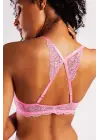 Golshan Githa Foam Cup Push Up Bra,neon Pembe Renk Straplez Konforlu Ve Şık Sütyen