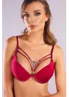 Golshan Gorbus Foam Cup Push Up Bra, Şarap Renk  Konforlu Ve Şık Sütyen