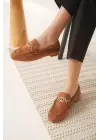 Hera Kadın Süet Taba Günlük Ayakkabı