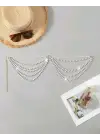 İnci Şıklığıyla Plajlarda Parla – Ayarlanabilir Bikini Zincir Aksesuarı