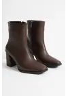 Kadın Acı Kahve Topuklu Bot TR08MK02C