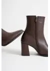 Kadın Acı Kahve Topuklu Bot TR08MK02C