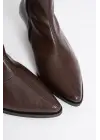 Kadın Acı Kahve Topuklu Bot TR23MK01B