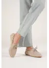 Kadın Bej Günlük Süet Ayakkabı TR27MS06B