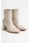 Kadın Bej Topuklu Bot TR08MK02B