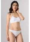 Kadın Ince Askılı Pedli Büstiyer Yarım Atlet Sütyen 3lü Set
