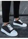 Tb-x46 Terzi Bey Siyah Beyaz Yüksek Beyaz Taban Günlük Spor Ayakkabı