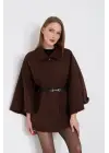 Kemerli Kaşe Panço Kahve Pt