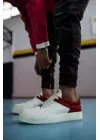 Knack Günlük Beyaz Kırmızı Erkek Ayakkabısı
