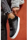 Knack Günlük Siyah Beyaz Erkek Ayakkabısı