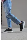 Terzi Bey Sneakers Ayakkabı 010 Siyah (beyaz Taban)