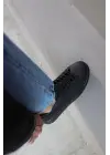 Terzi Bey Sneakers Ayakkabı 010 Siyah (siyah Taban)