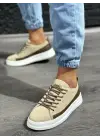 Terzi Bey Sneakers Ayakkabı 010 Vizon Süet