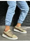 Terzi Bey Sneakers Ayakkabı 010 Vizon Süet