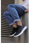 Knack Sneakers Siyah Beyaz Erkek Ayakkabısı