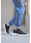 Knack Sneakers Siyah Beyaz Erkek Ayakkabısı