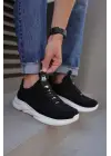 Knack Sneakers Siyah Beyaz Süet Erkek Ayakkabısı