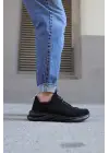Knack Sneakers Siyah Süet Erkek Ayakkabısı