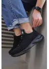 Knack Sneakers Siyah Süet Erkek Ayakkabısı