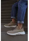 Knack Sneakers Vizon Süet Erkek Ayakkabısı
