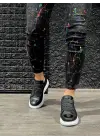 Knack Sneakers Siyah Beyaz Erkek Ayakkabısı