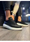 Terzi Bey Sneakers Ayakkabı 911 Siyah (beyaz Taban)