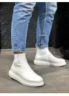 Terzi Bey Yüksek Taban Ayakkabı 111 Beyaz
