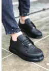 Knack Yüksek Taban Günlük Siyah Erkek Ayakkabısı