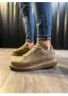 Terzi Bey Yüksek Taban Günlük Ayakkabı 044 Camel (süet)