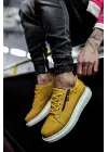 Terzi Bey Yüksek Taban Günlük Ayakkabı 555 Sarı