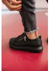 Terzi Bey Yüksek Taban Günlük Ayakkabı 555 Siyah (siyah Taban)