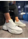 Terzi Bey Yüksek Taban Günlük Ayakkabı N75 Beyaz