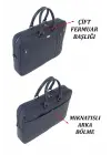 Lacivert Unisex 17,3 inç Evrak-Laptop Çantası