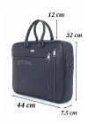Lacivert Unisex 17,3 inç Evrak-Laptop Çantası