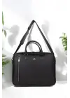 Lüx Unisex Siyah Laptop & Evrak Çantası 13-14.6 inç