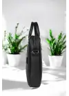 Lüx Unisex Siyah Laptop & Evrak Çantası 13-14.6 inç