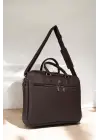Lüx Unisex Kahverengi Laptop & Evrak Çantası 13-14.6 inç